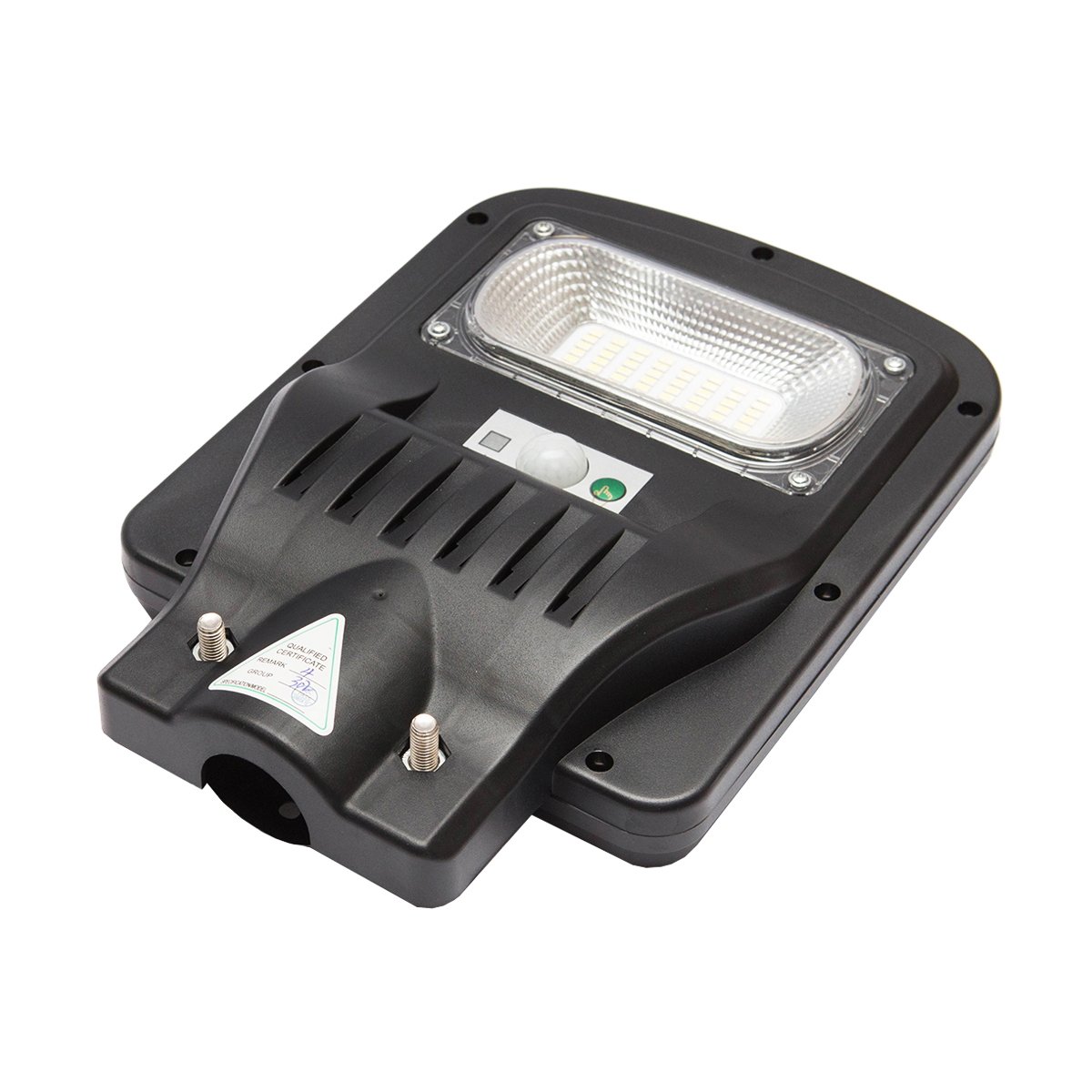Lampa solara LED iluminat stradal 50W, 6500K, IP65 cu panou solar si prindere pe stalp Breckner Germany
